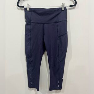Lululemon 6 fast and free cropped leggings